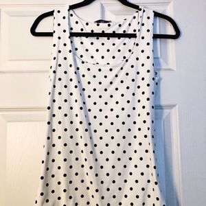 polka dot tank top